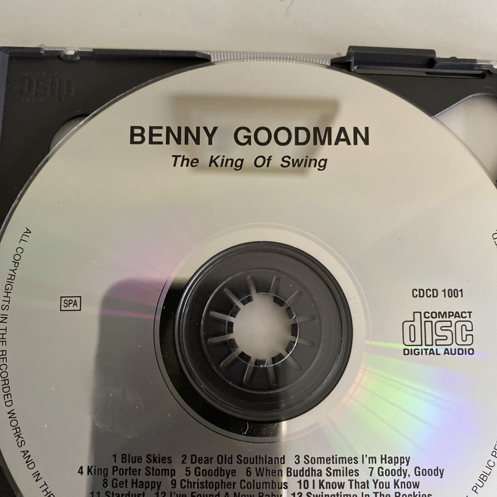Goodman, Benny - King of Swing CD (1992) Audio Quality Good Amazing Value