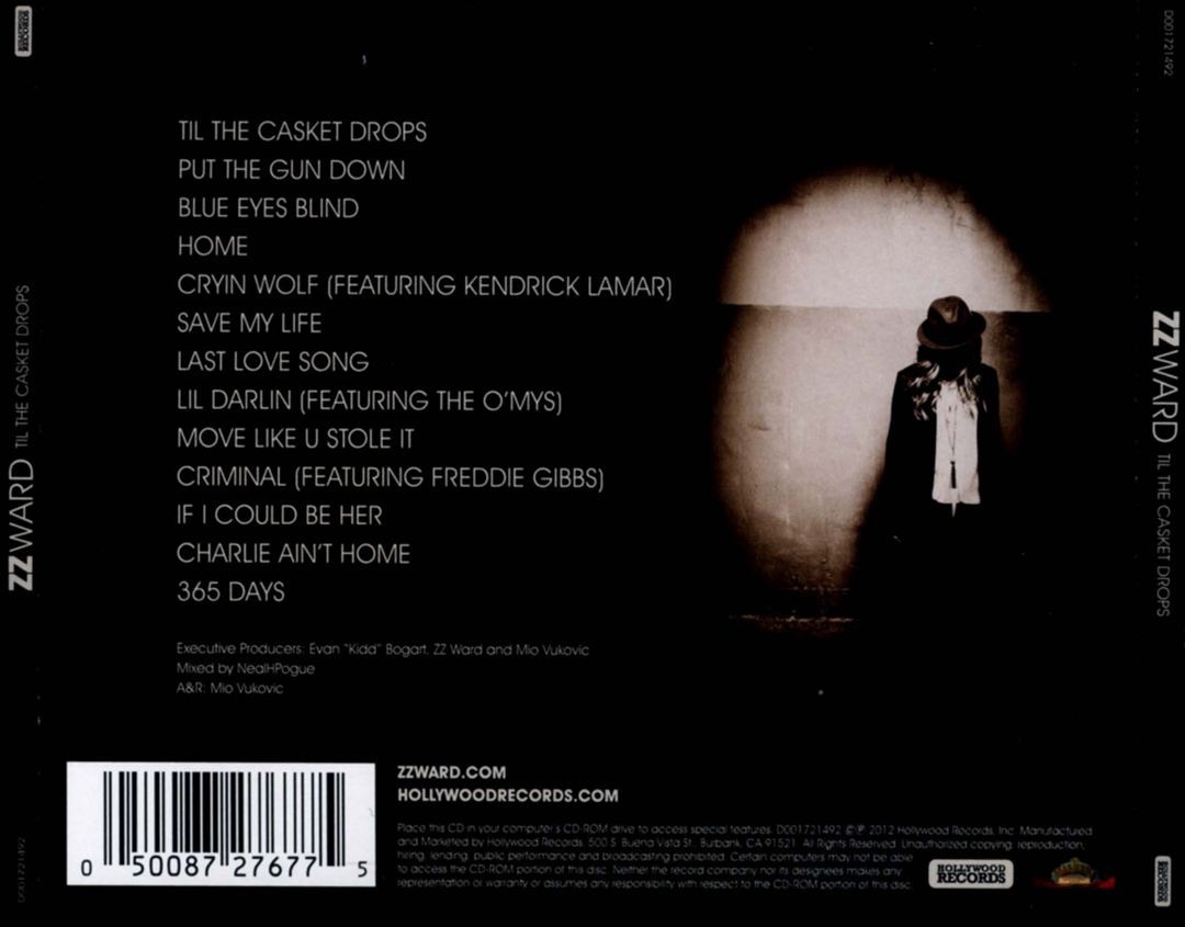 ZZ WARD TIL THE CASKET DROPS NEW ENHANCED CD