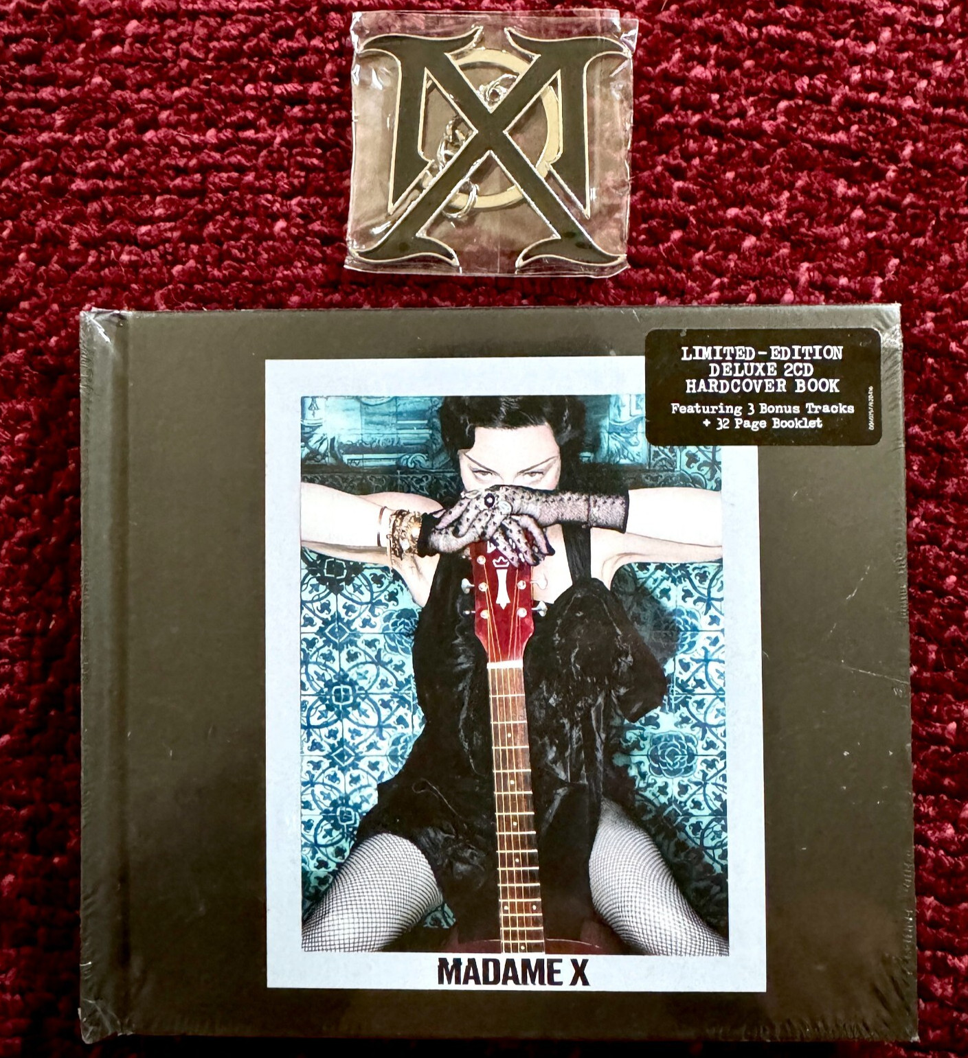 MADONNA Madame X Limited Edition CD SEALED Europe Hype Tag PROMO MX KeyChain Lot