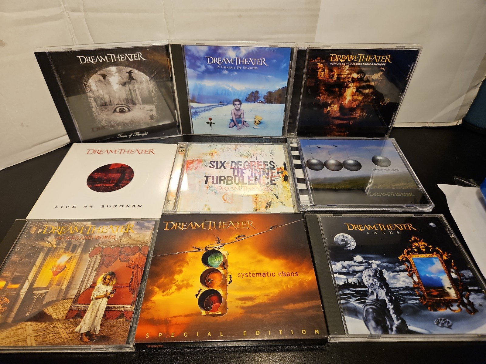 Dream Theater 9 CD Lot Live At Budokan Awake Octavarium Images And Words ACOS