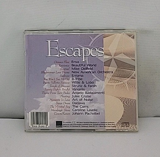 Escapes by Various Artists (CD, 1996, WEA (Distributor))