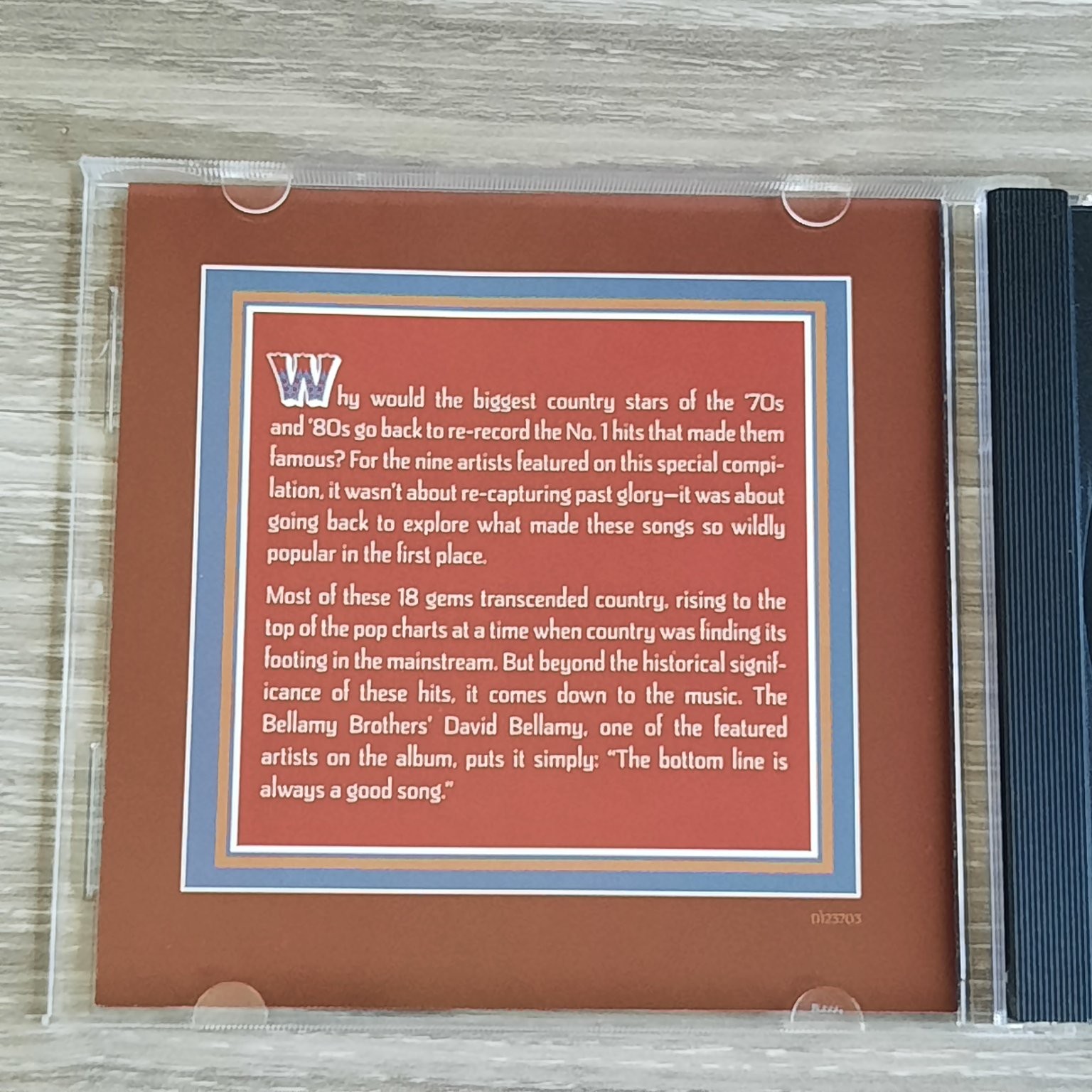 Various Artists No.1 Country Hits of the '70s & '80s CD 1998 Country BMG