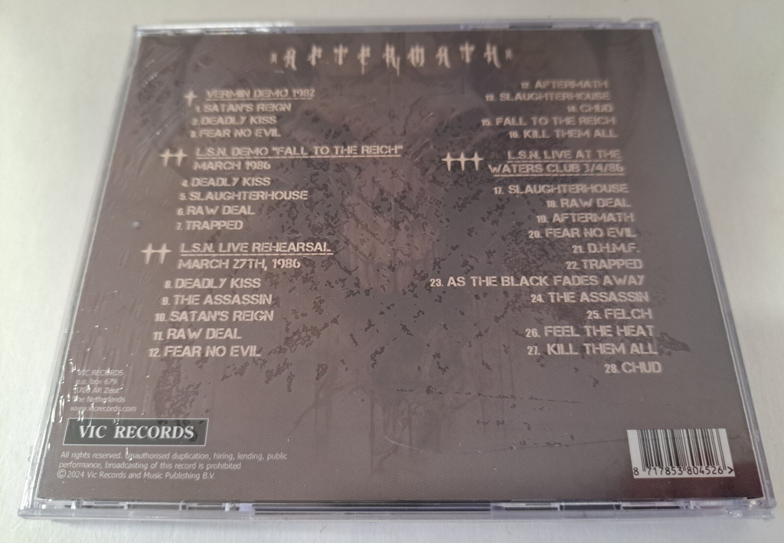 L.S.N. LSN Aftermath New CD Loud Senseless Noise L.A. Thrash Speed Metal