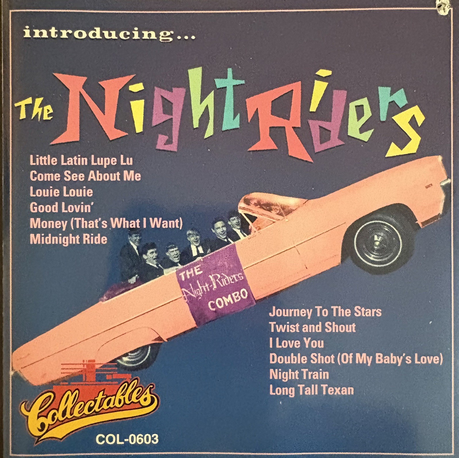 Introducing the Night Riders (CD, 1995) Collectables - Great Condition