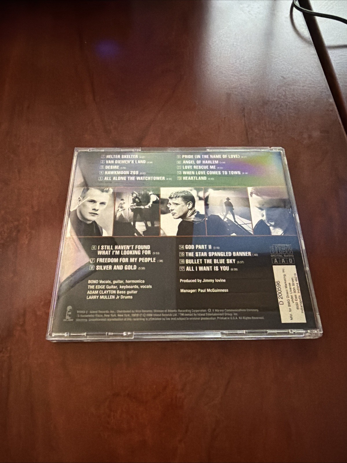 U2 - Rattle and Hum (Original 1988 US CD)