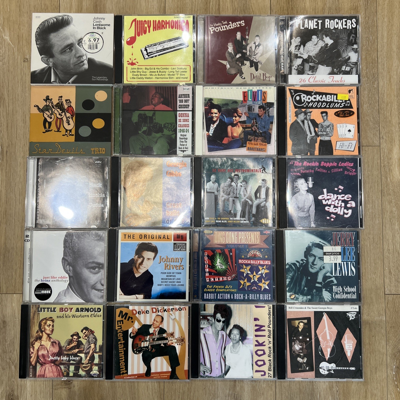 Rockabilly CD Collection Set Of 20 Good Condition Some Of Them Are RARE Set 8