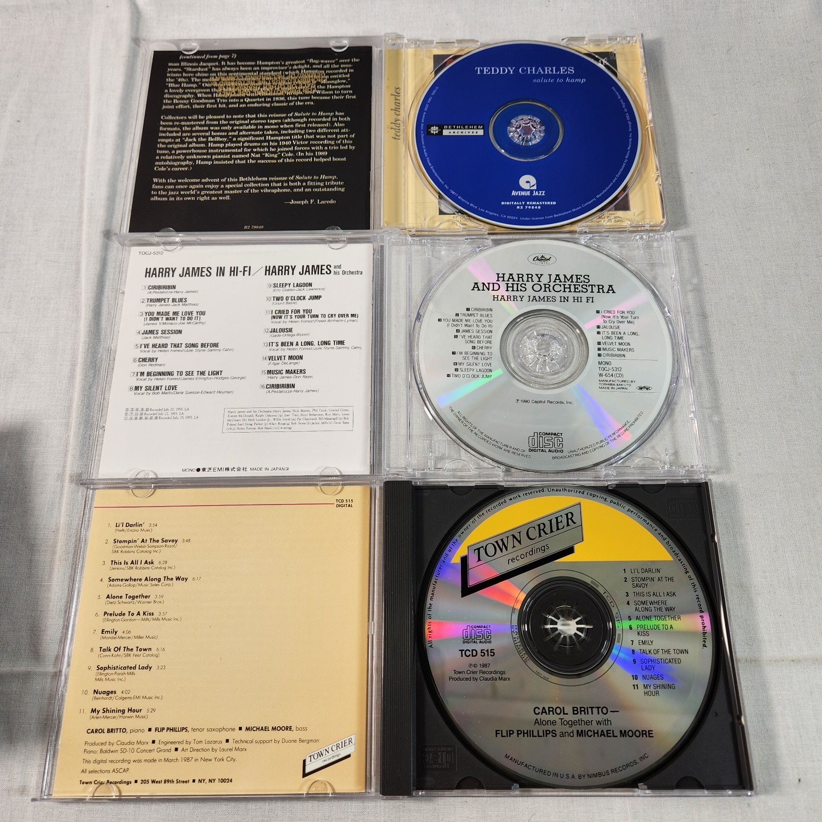 Jazz SWING 11 CD LOT + Big Band + Vocals 1950s, 1980s-1990s NEAR MINT Fast Ship