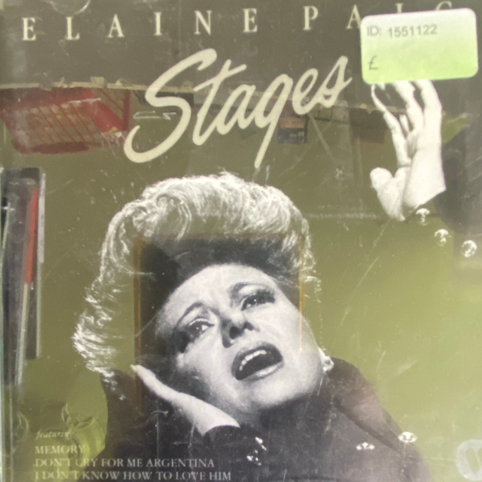 Elaine Paige – Stages CD 1983 Musical Theatre Pop WEA