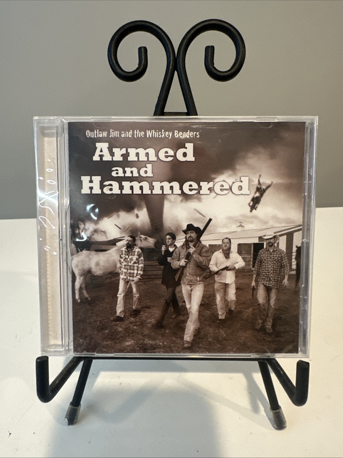 RARE Armed and Hammered Outlaw Jim and The Whiskey Benders CD Outlaw Country KC