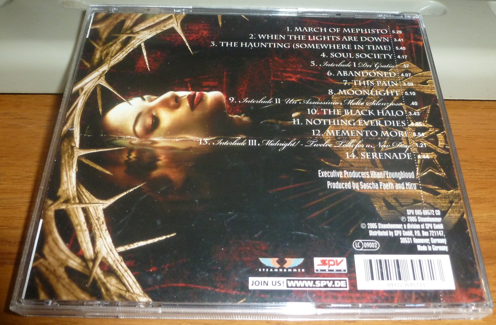 Kamelot - The Black Halo CD 2005 Steamhammer – SPV 085-69572 CD