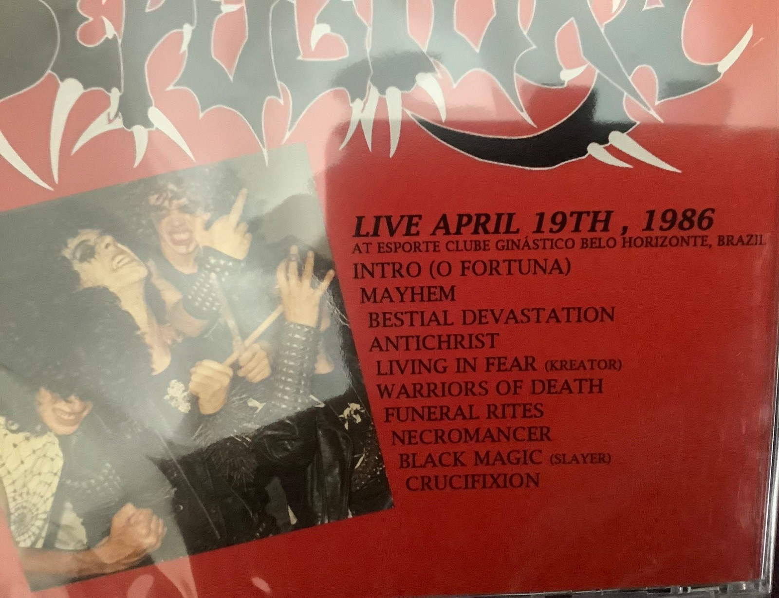 SEPULTURA BESTIAL ANTICHRIST CD NEW LIVE 1986 SPEED THRASH DEATH METAL RARE LE
