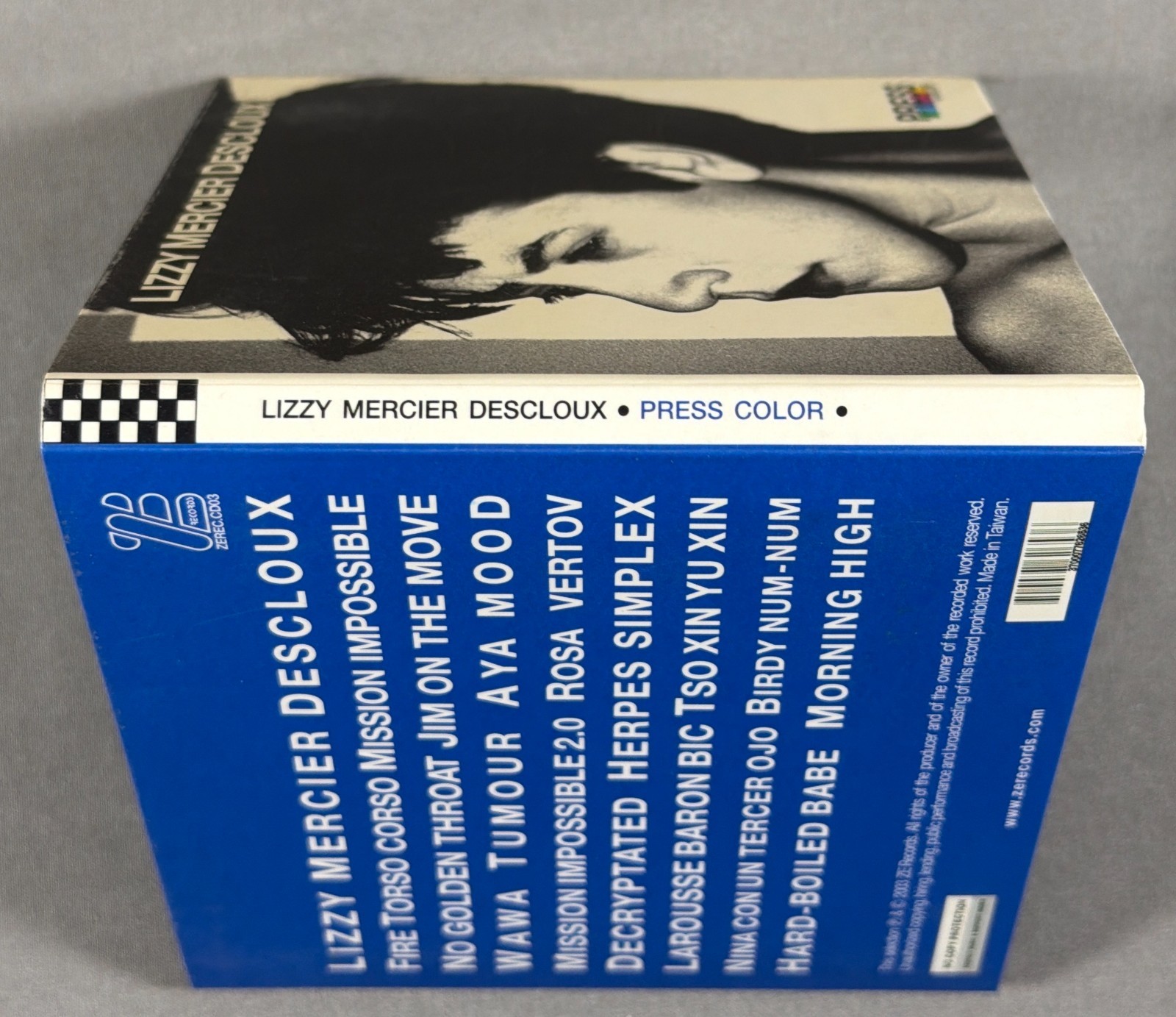 Lizzy Mercier Descloux Press Color CD - France ZE Records 2013 NM Minty
