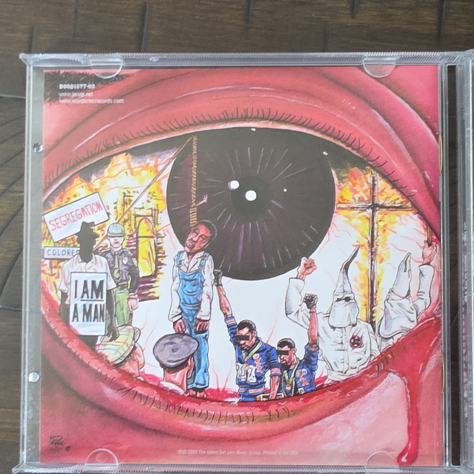 Ja Rule Blood In My Eye CD Album 2003 Murder Inc. Parental Advisory Explicit