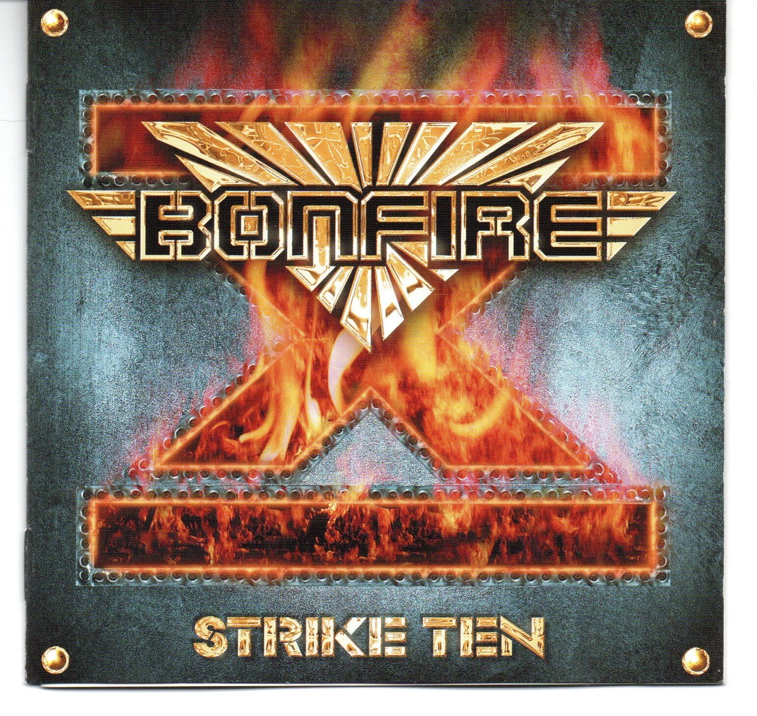 BONFIRE: STRIKE TEN CD JAPANESE PRESS HARD ROCK BONUS TRACK