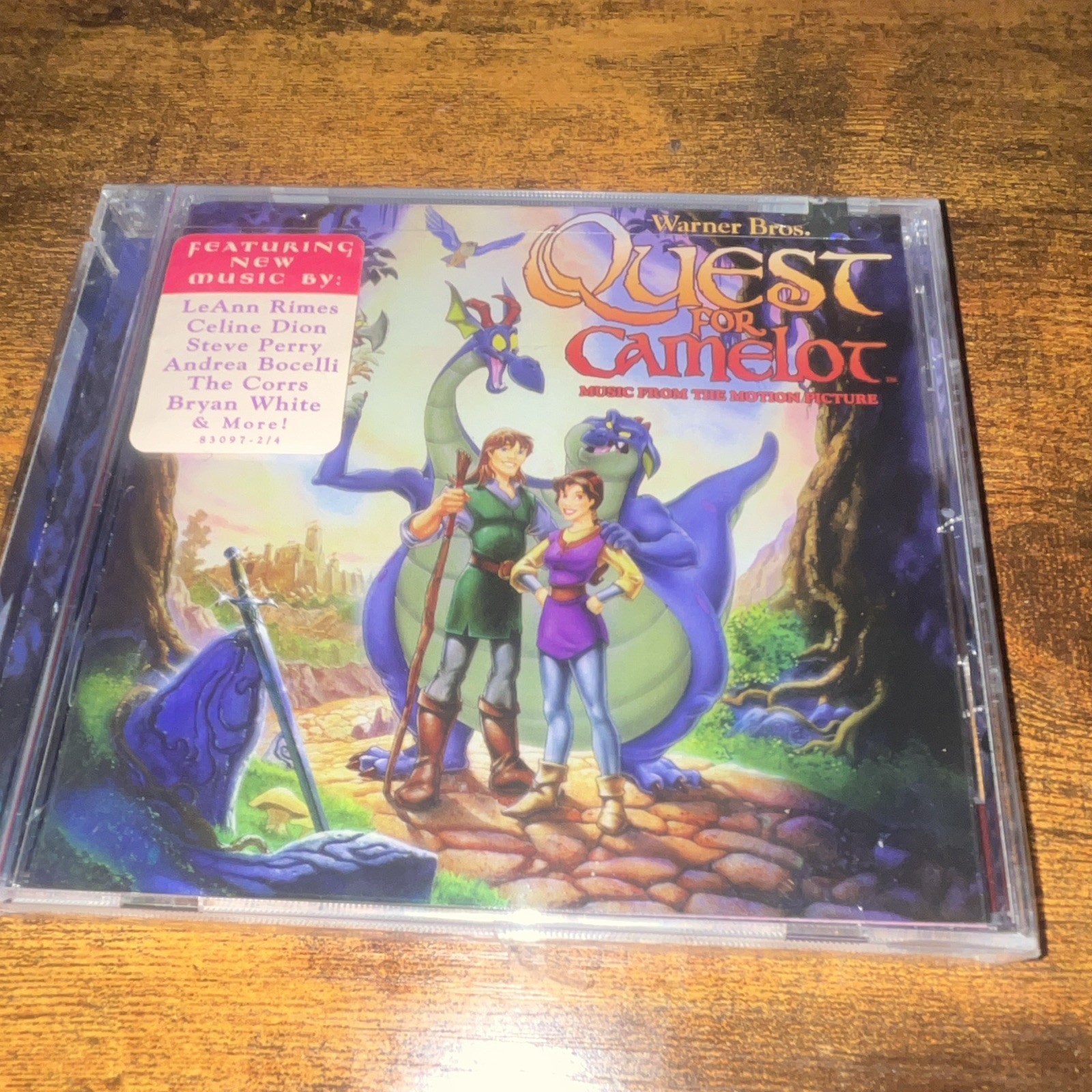 Quest for Camelot Original Soundtrack CD Steve Perry Celine Dion LeAnne Rimes +