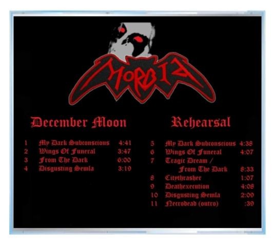 Morbid December Moon + Rehearsal cd black death metal Venom Mayhem Morgoth