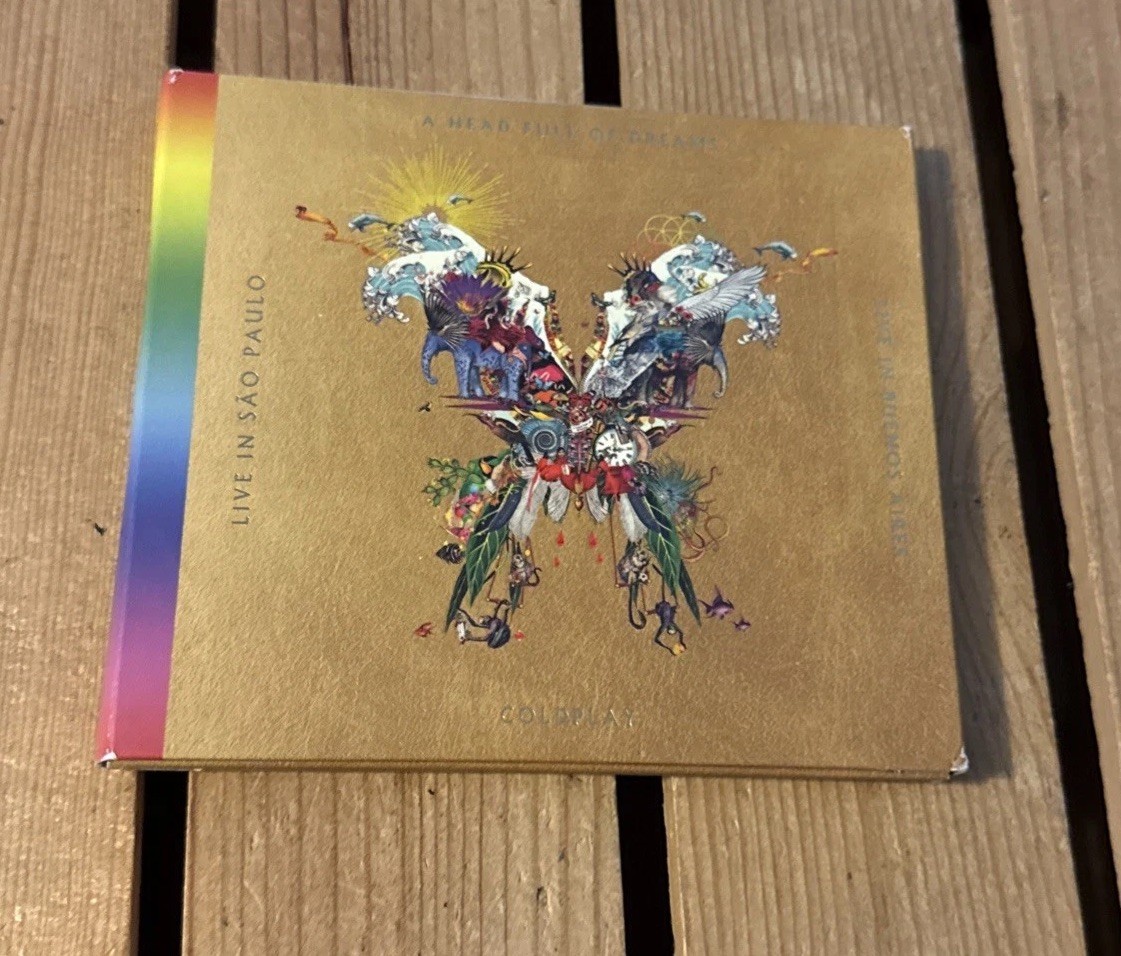 Live in São Paulo Buenos Aires A Head Full of Dreams by Coldplay 4 Disc CD, DVD