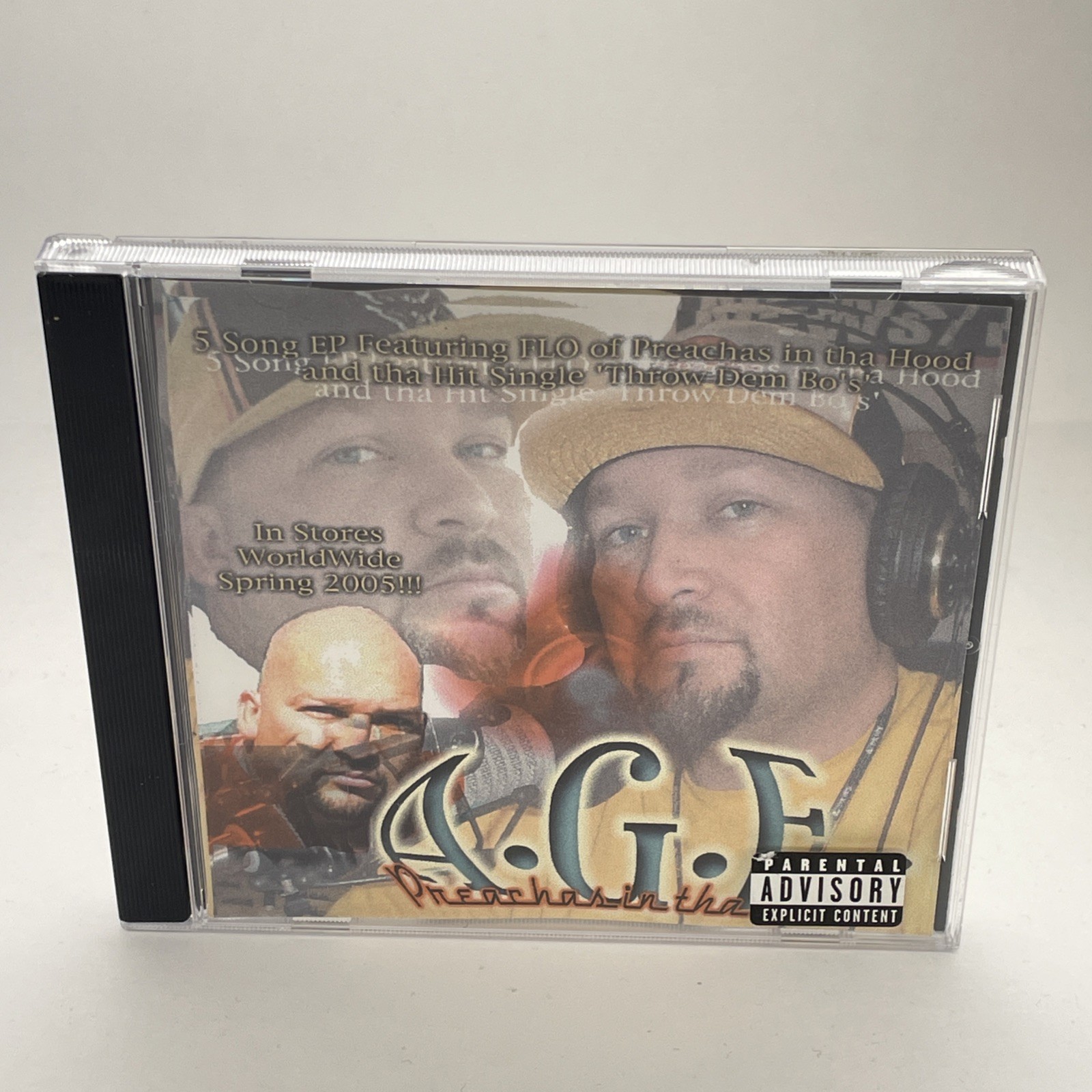 A.G.E. 5 Song CD EP 2005 Flo Preachas In Tha Good God Style Obscure Rap Hip Hop