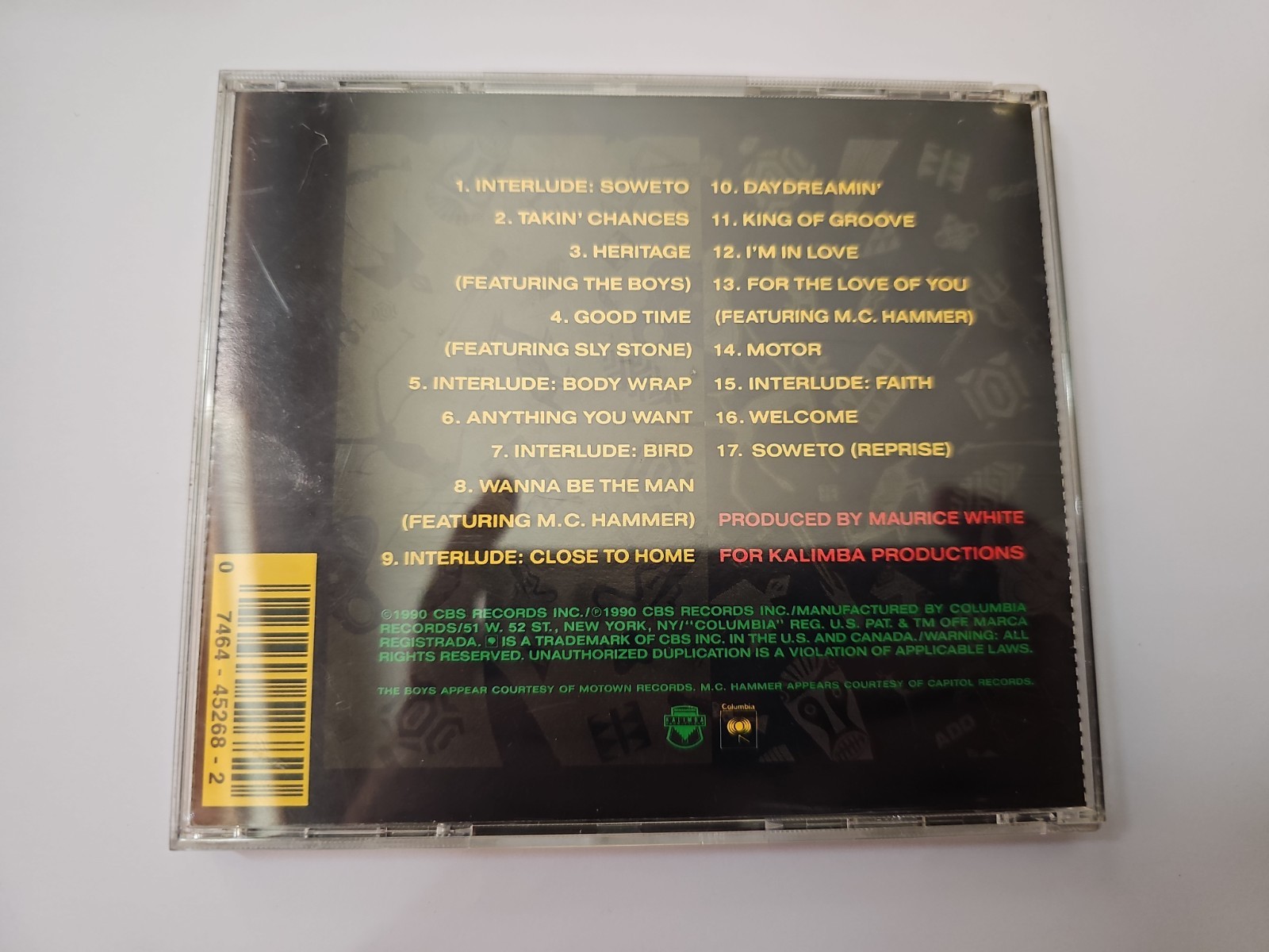 Heritage by Earth, Wind & Fire (CD, 1990, Columbia)
