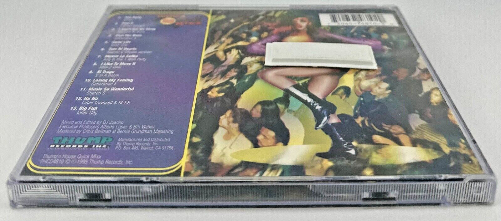 Thump 'n' House Quick Mixx by Various [ NEW CD + Hype! 1997, Thump Records ]