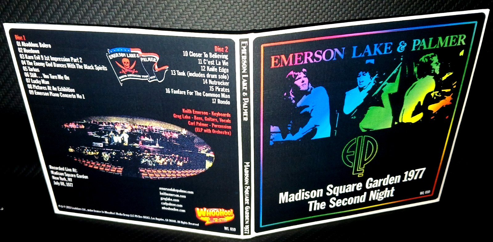 Emerson Lake & Palmer New York City 1977 Gate Fold 2CD Package NEW