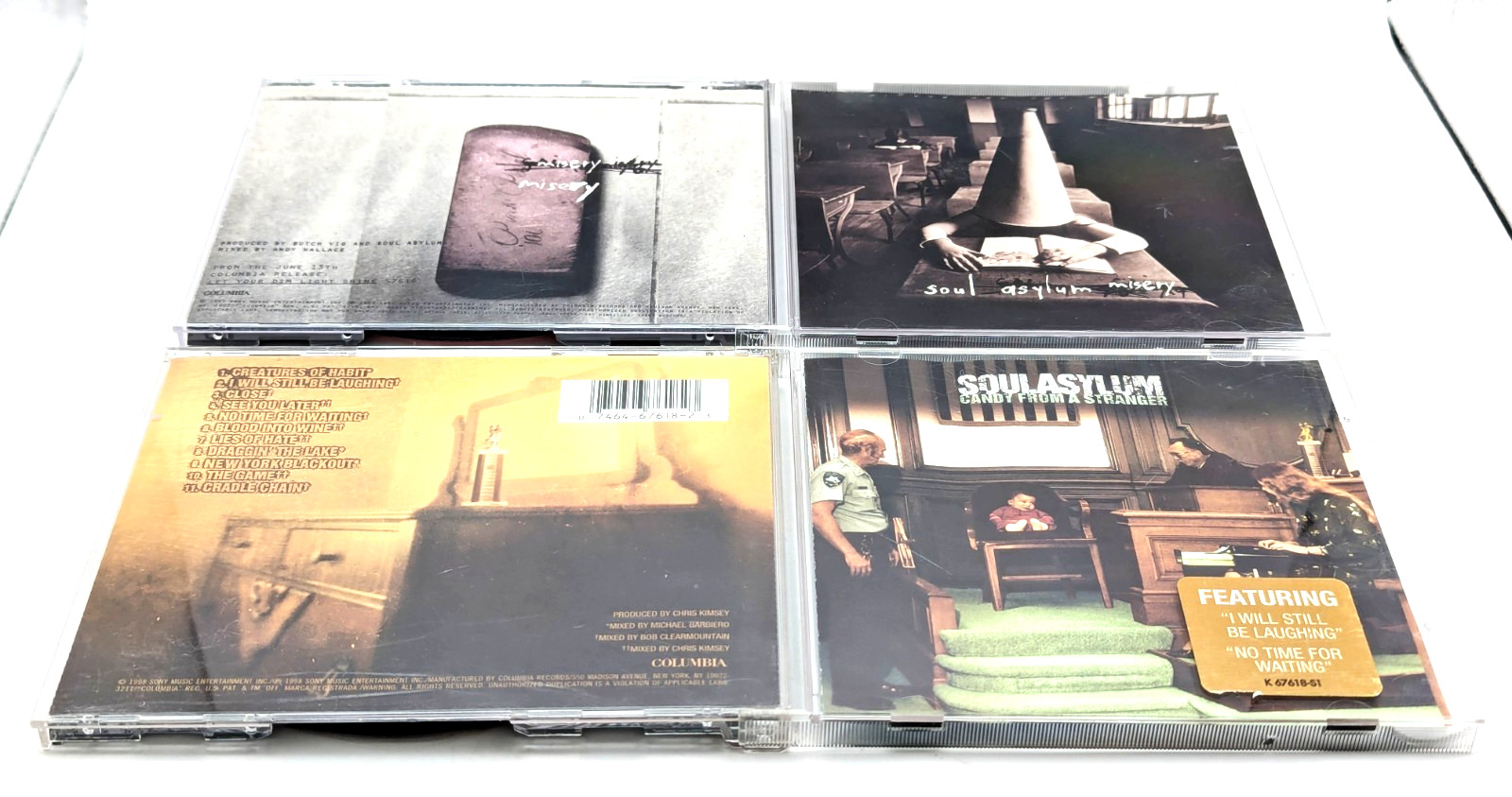 Soul Asylum CD Lot Grave Diggers Union Let Dim Light Shine Misery Candy
