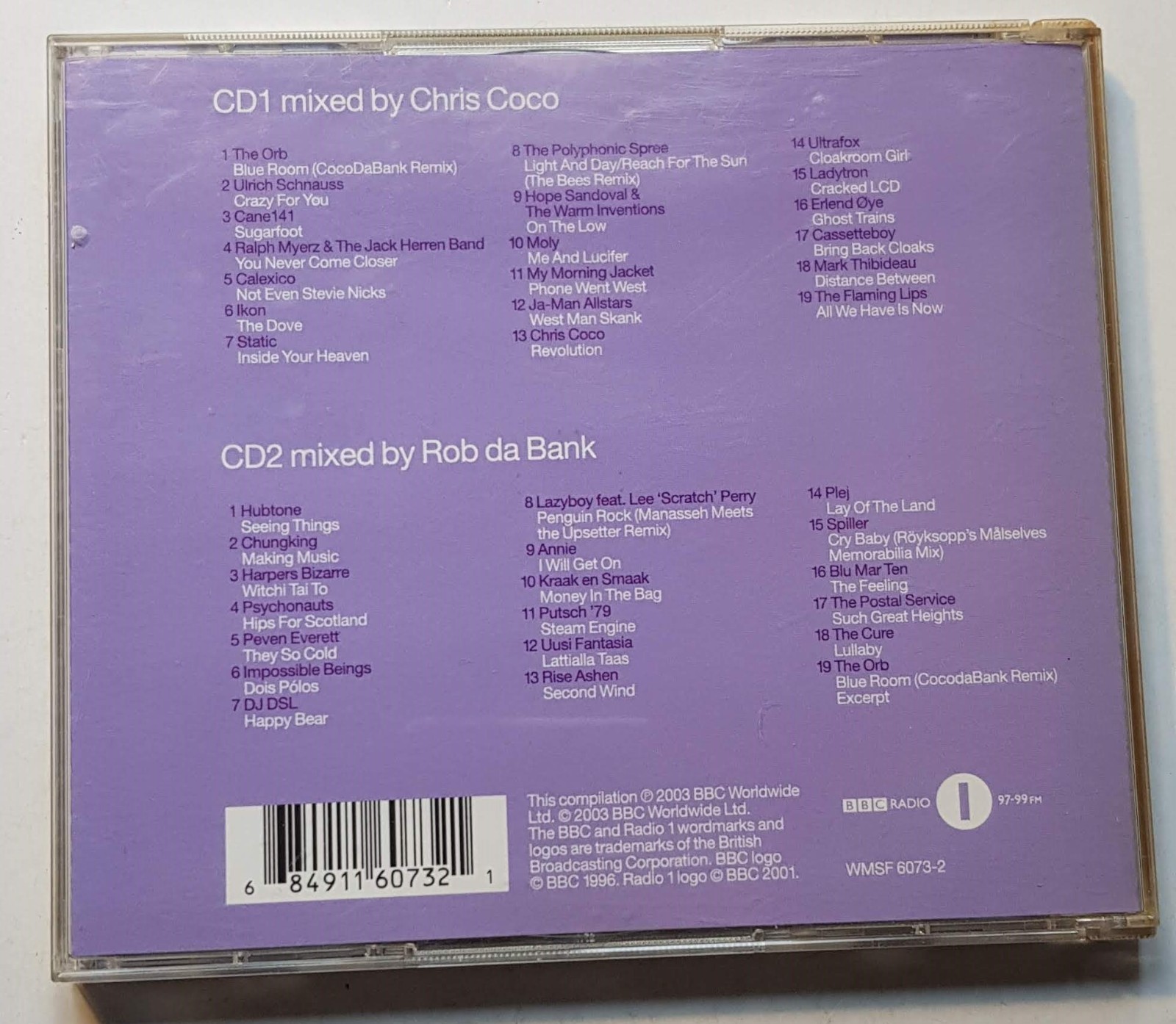 Various Artists - The Blue Room - Chris Coco & Rob da Bank 38 track Double CD