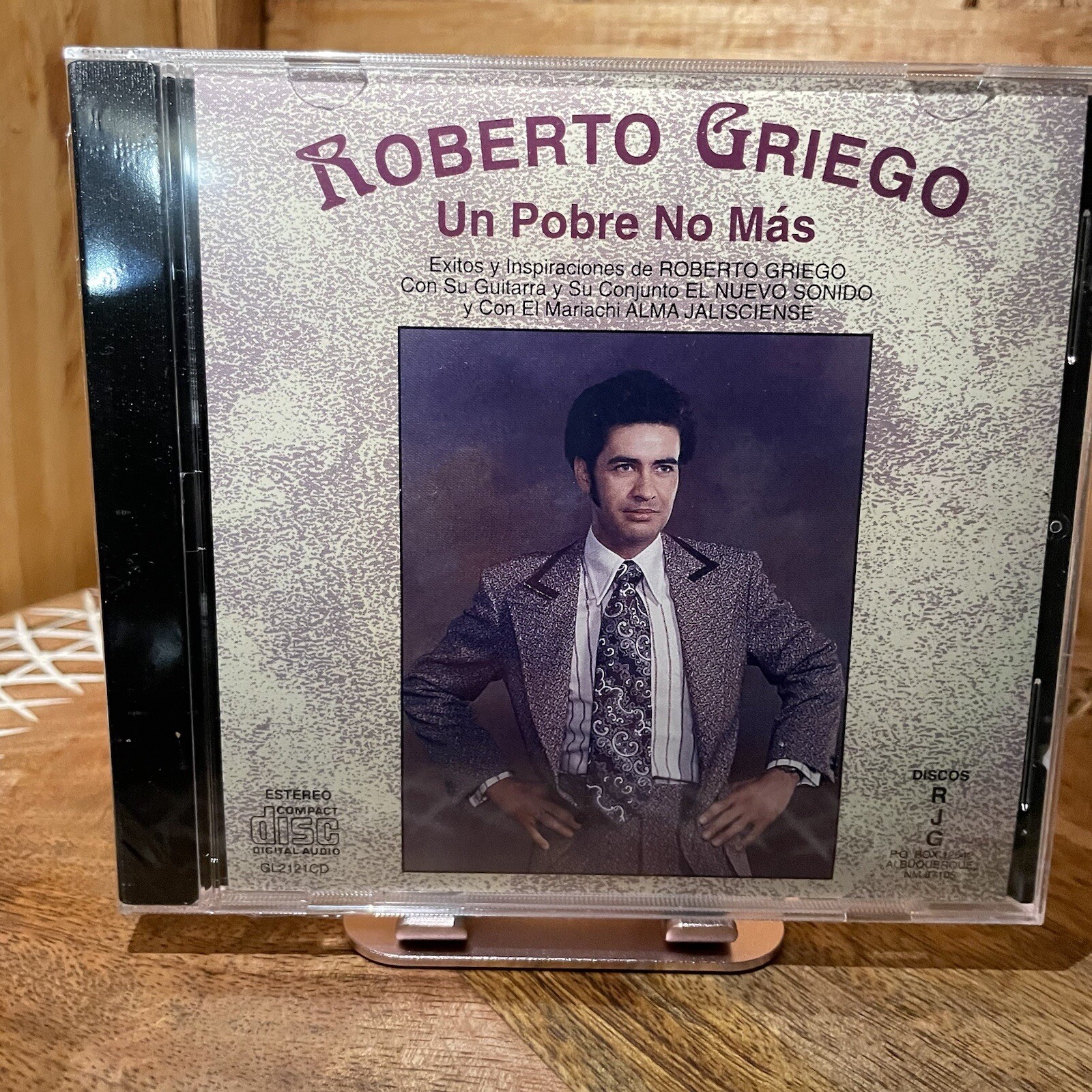 Brand New Roberto Griego Un Pobre No Mas Shrink Wrapped CD Authorized Seller