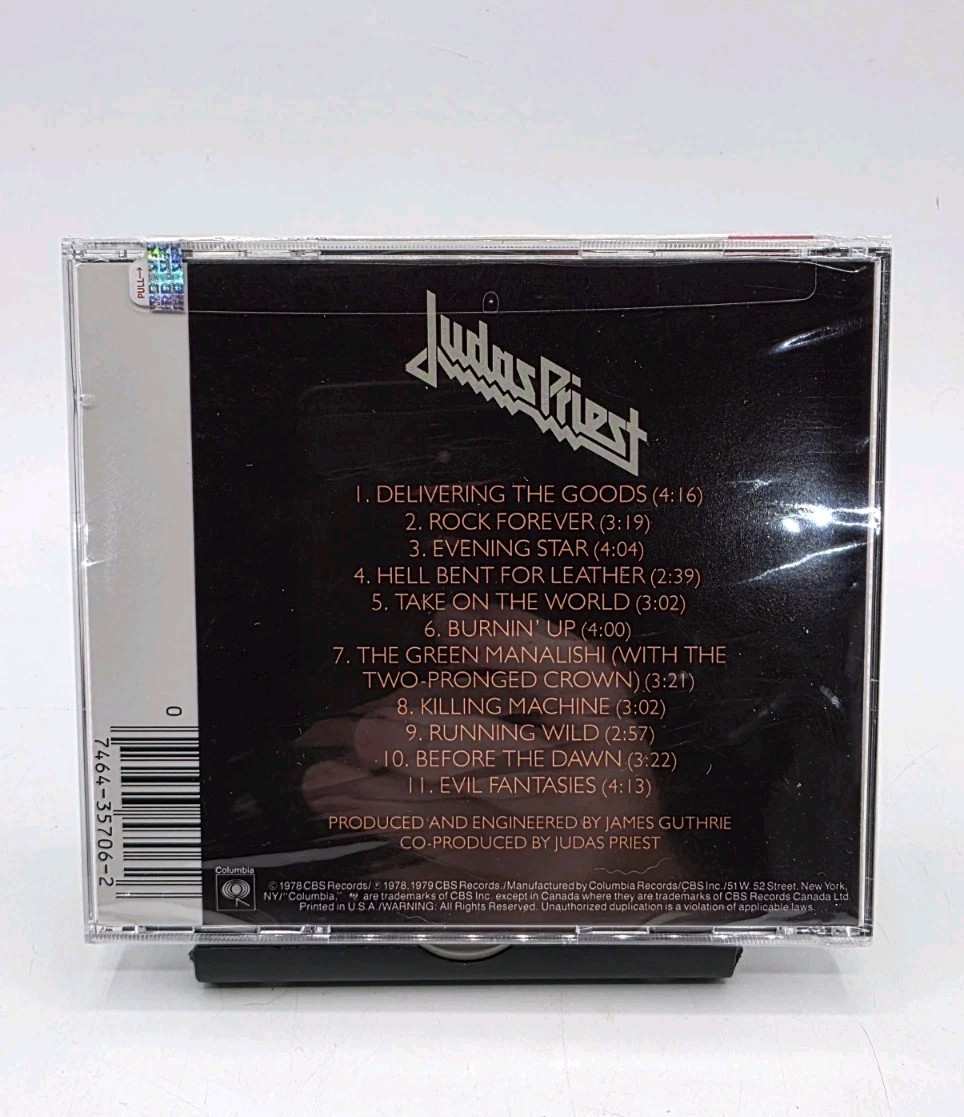 Hell Bent for Leather by Judas Priest CD 1986 Columbia New Sealed Rare