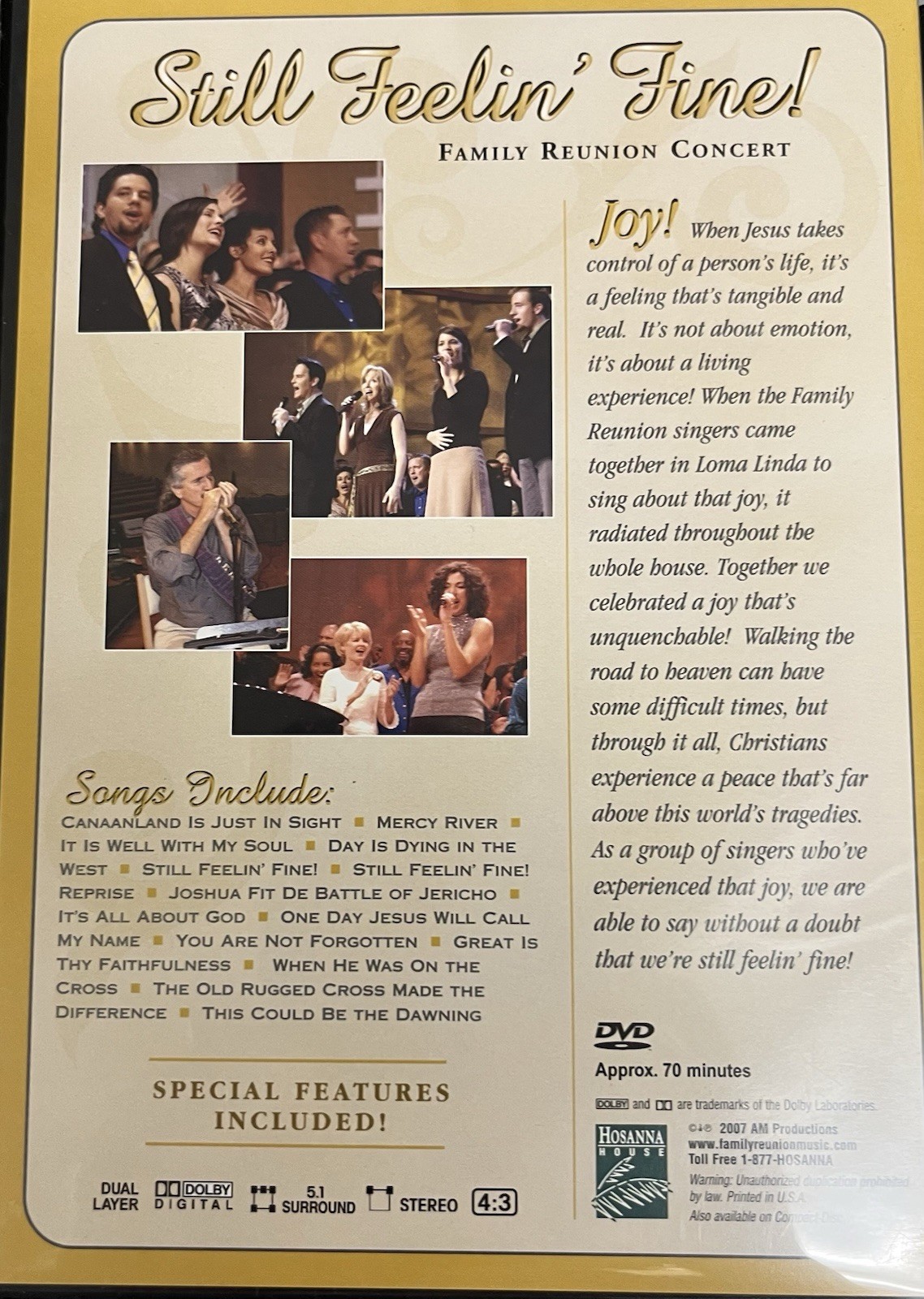 Seventh-day Adventist Musical DVDs Voice of Prophecy & The Melashenko Family, 5