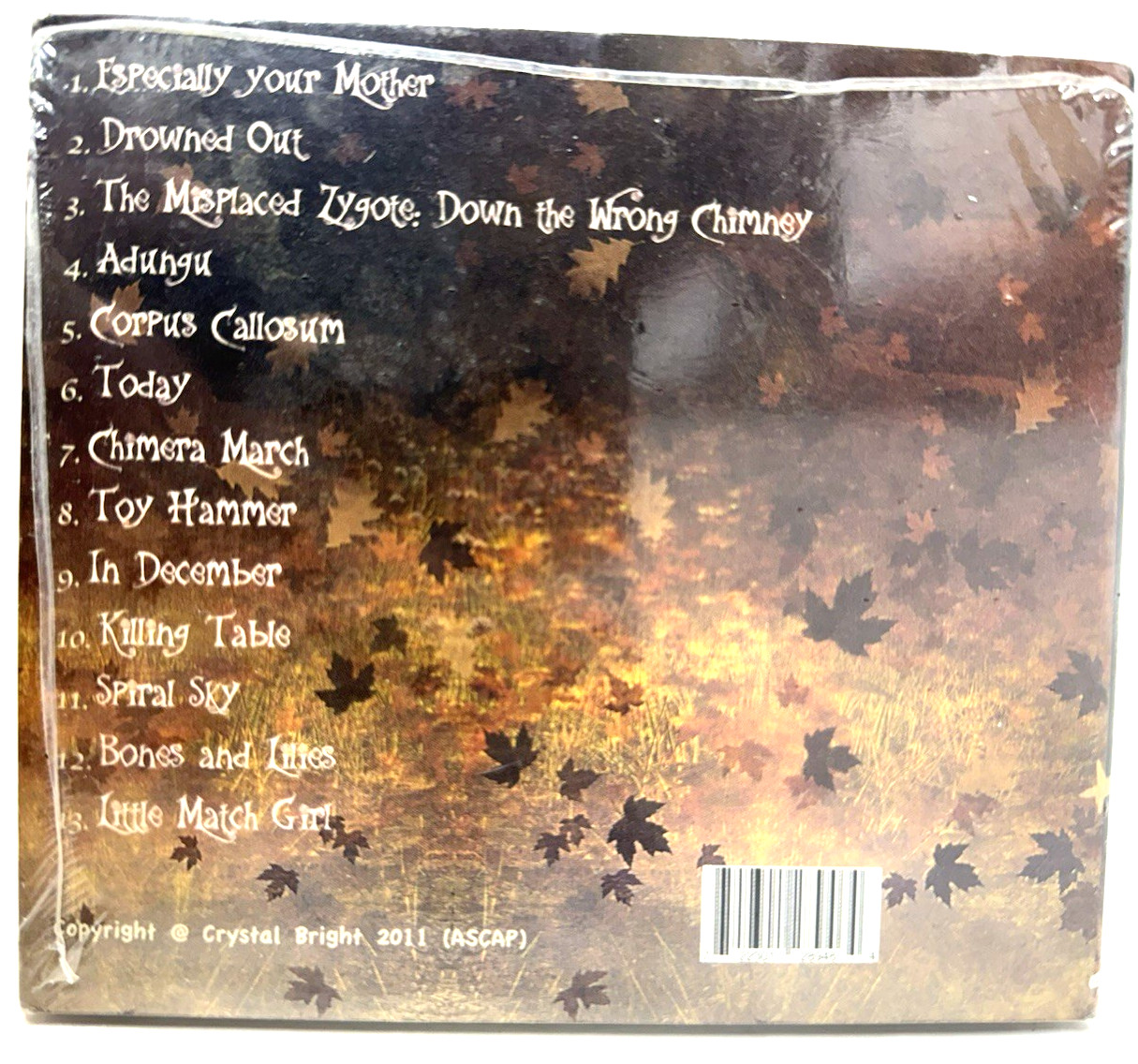 NEW-SEALED CD = Muses & Bones by Crystal Bright & the Silverhands (CD, 2012)