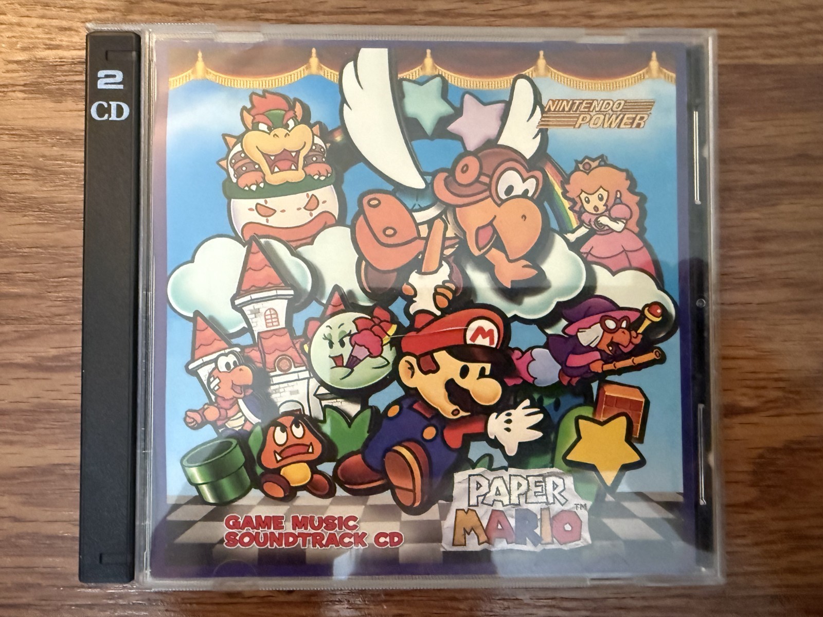 Nintendo Power Paper Mario Game Music Soundtrack CD 2-Disc Set N64 Promo - Plus+