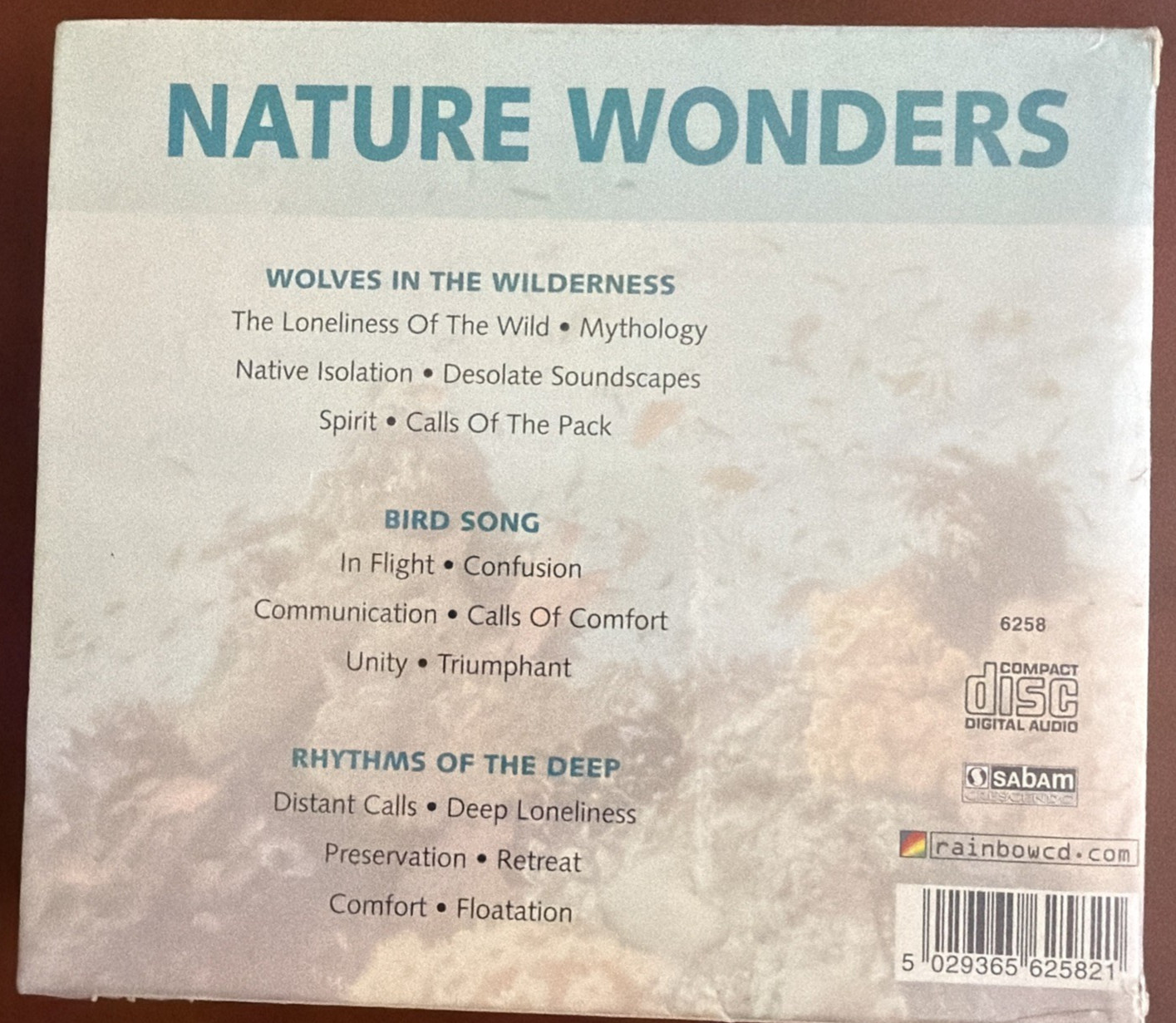 Nature Sounds Relaxation CD Lot 8 Ocean Birds Sleep Ambient Calming New Sealed