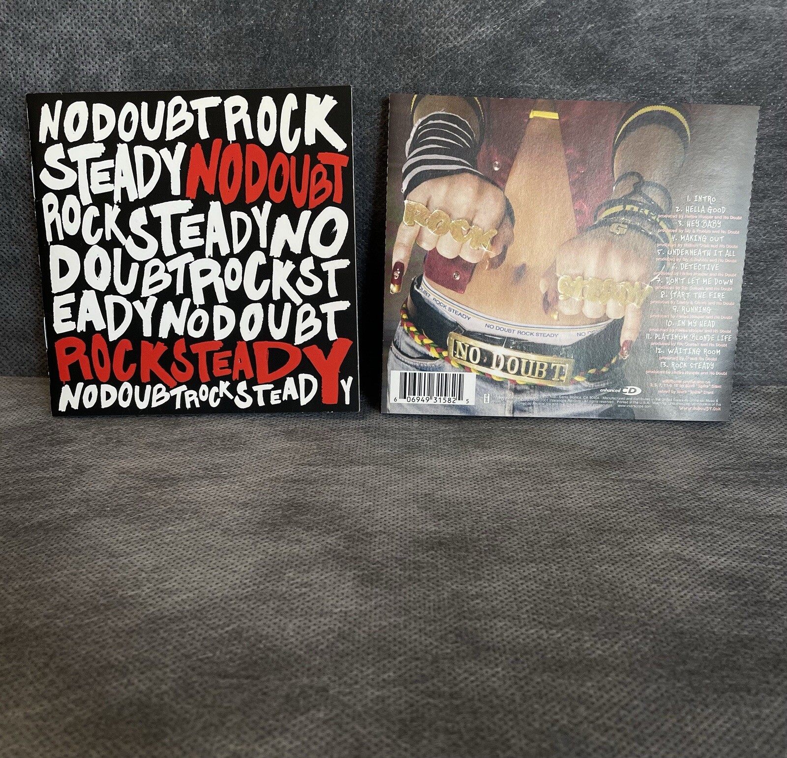 No Doubt Rock Steady CD Replacement Inner Paper Inlay Sleeve Cover