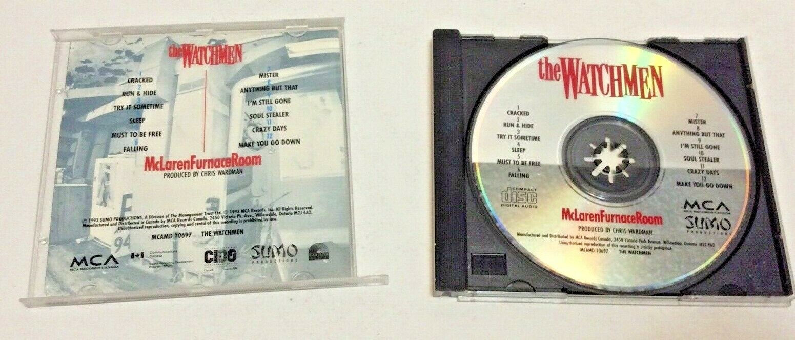 The Watchman McLaren Furnace Room (1993,CD) Music Compact Disc CD