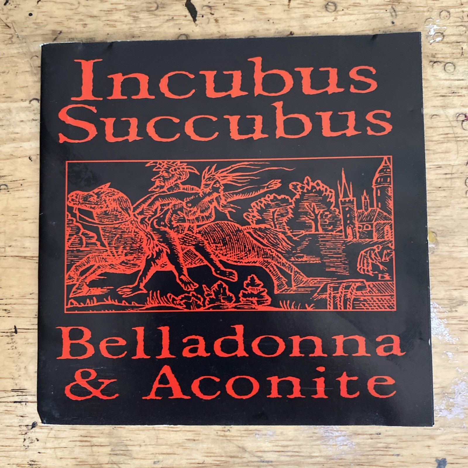 Incubus Succubus - Belladonna & Aconite (CD, 1993, Nightbreed, UK) Goth Rock