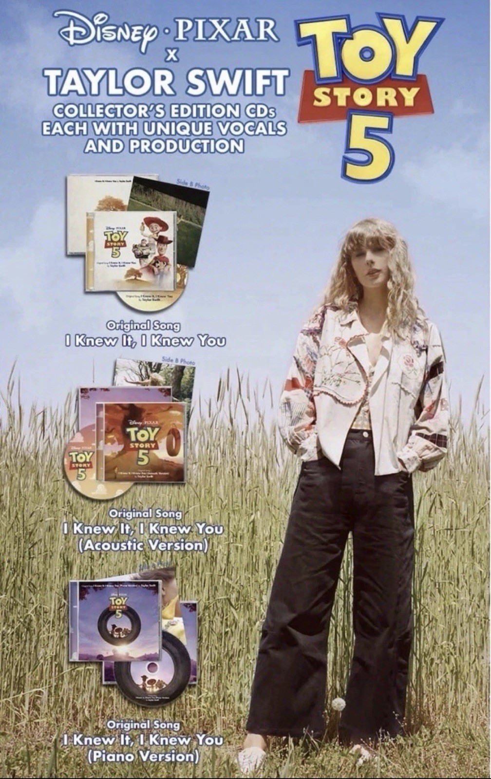 Taylor Swift X Toy Story Limited Edition Collector CDs - All 3 Covers -IN HAND ✅