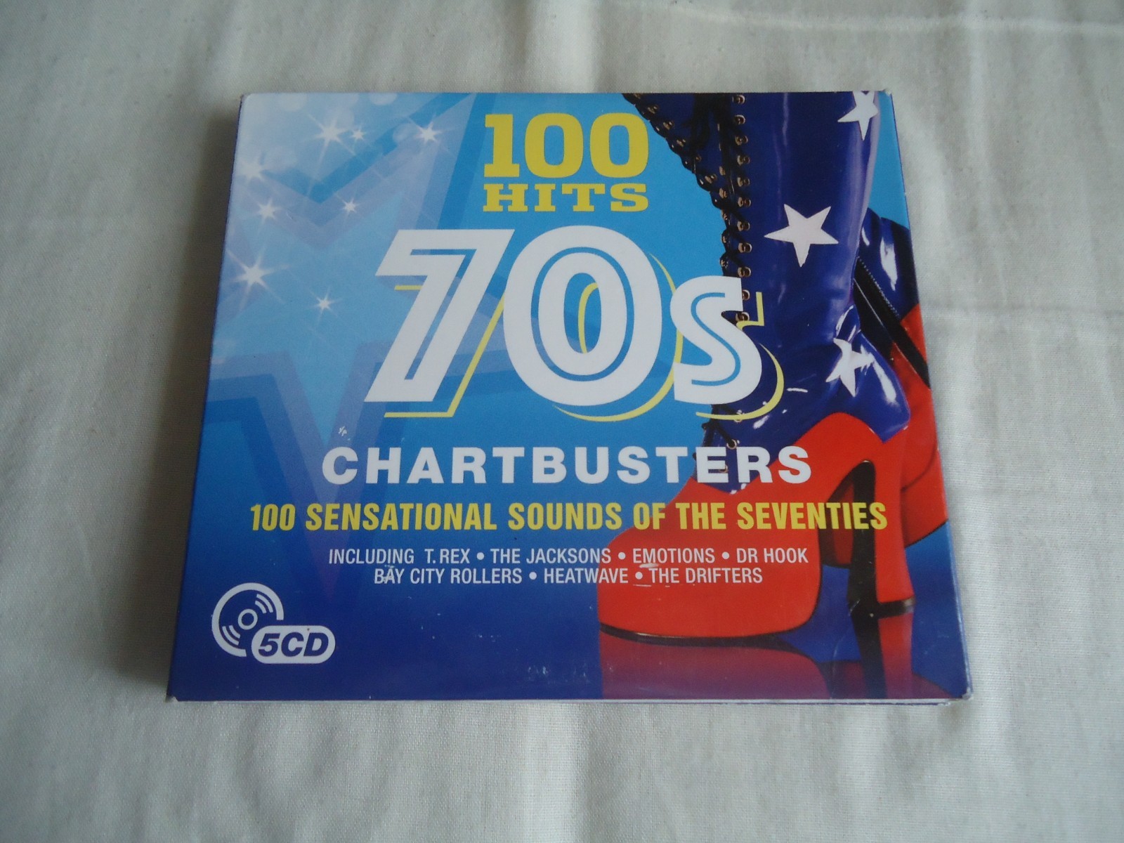 100 Hits of the Seventies 70s Chartbusters - 5 Disc CD Digipak Album (H)