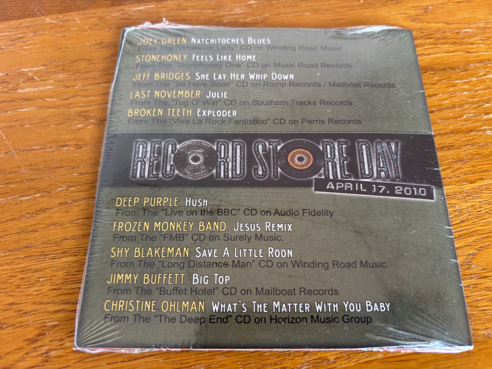 Limited Edition Sampler Select O Hits Brand New CD Buffett Deep Purple Various