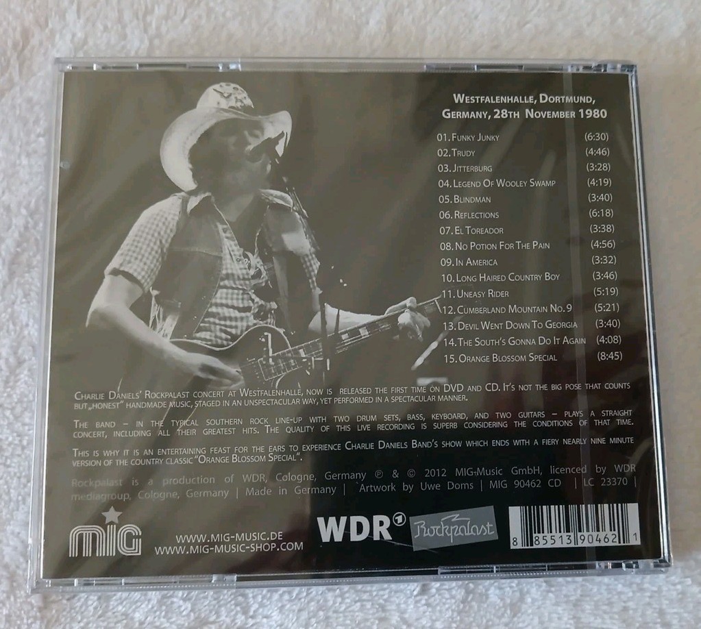 Charlie Daniels Band CD Albums Lot Of 5 Plus Bonus CD/Album PLEASE READ
