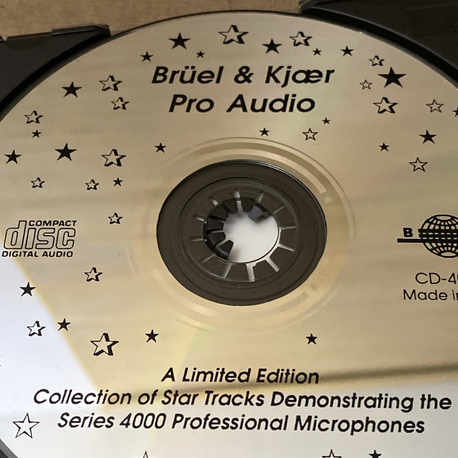 Brüel & Kjær Pro Audio Group (CD, 1989) TEC Awards Winner Ambient Electronic