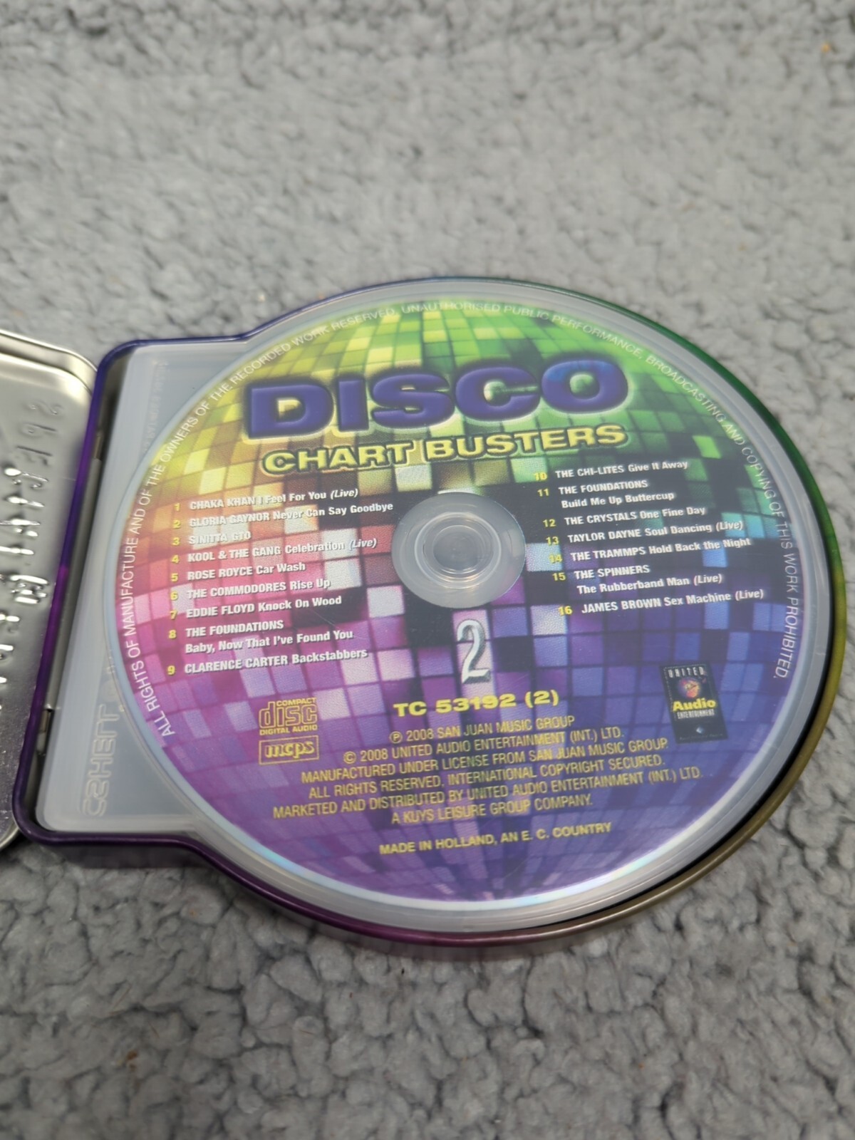 Disco Chart Busters by Various Artists (CD, Dec-2007, United Multi License)