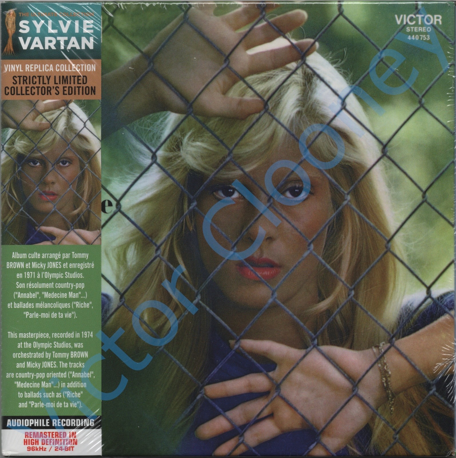 SYLVIE VARTAN Sympathie (1971) 2012 CULTURE FACTORY Strictly LTD RMST Mini-LP CD