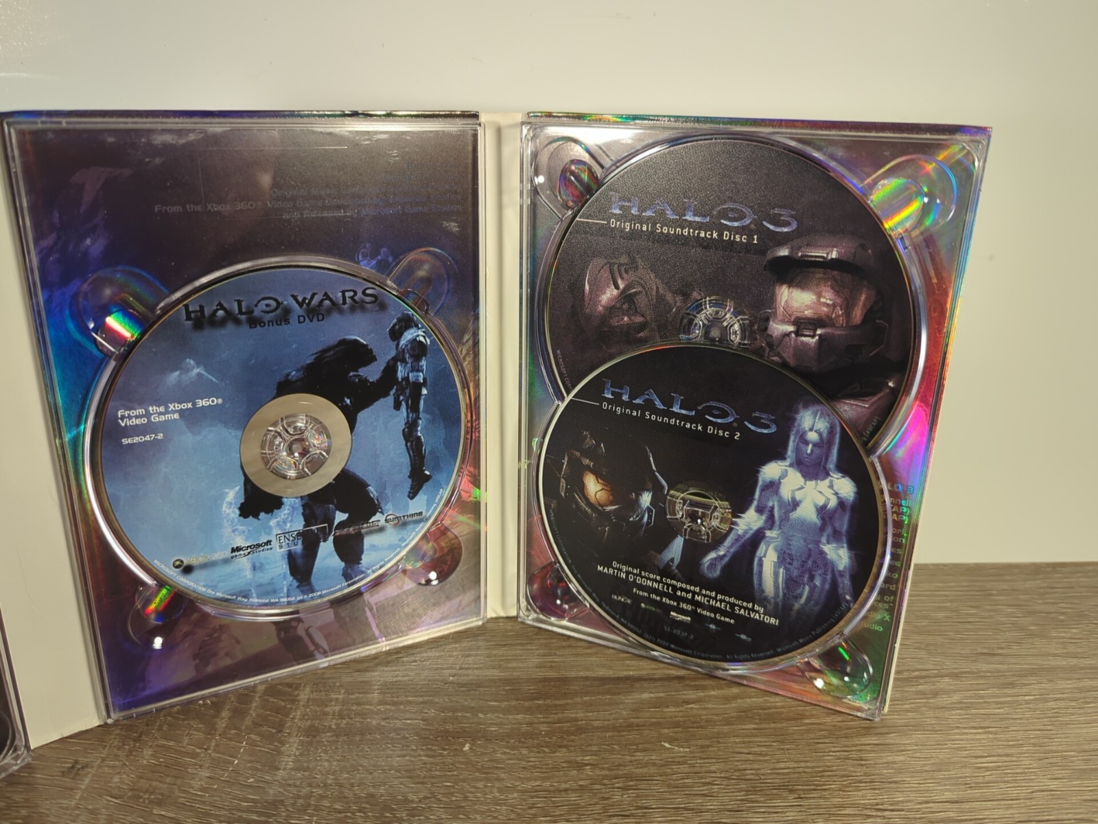 Halo Trilogy Complete OST Sounstrack Lot Of 3 CDs And 1 DVD Missing Disc 1