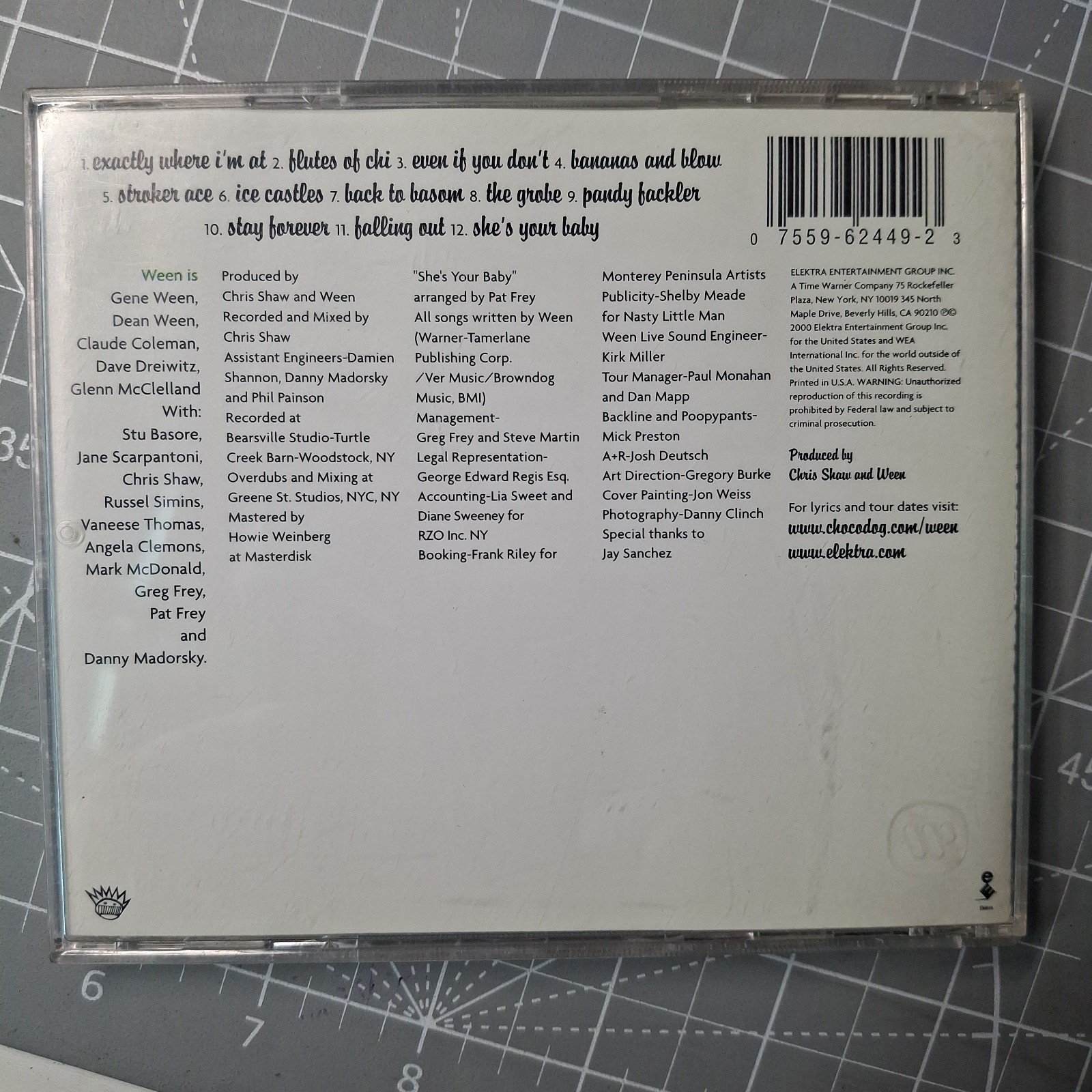 Ween White Pepper Promo Elektra 2000 Advance Promotional w Hype Sticker