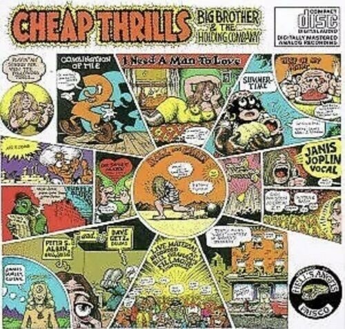 BIG BROTHER & THE HOLDING COMPANY : CHEAP THRILLS (CD) DISC+CVR ART-NO CSE-GOOD