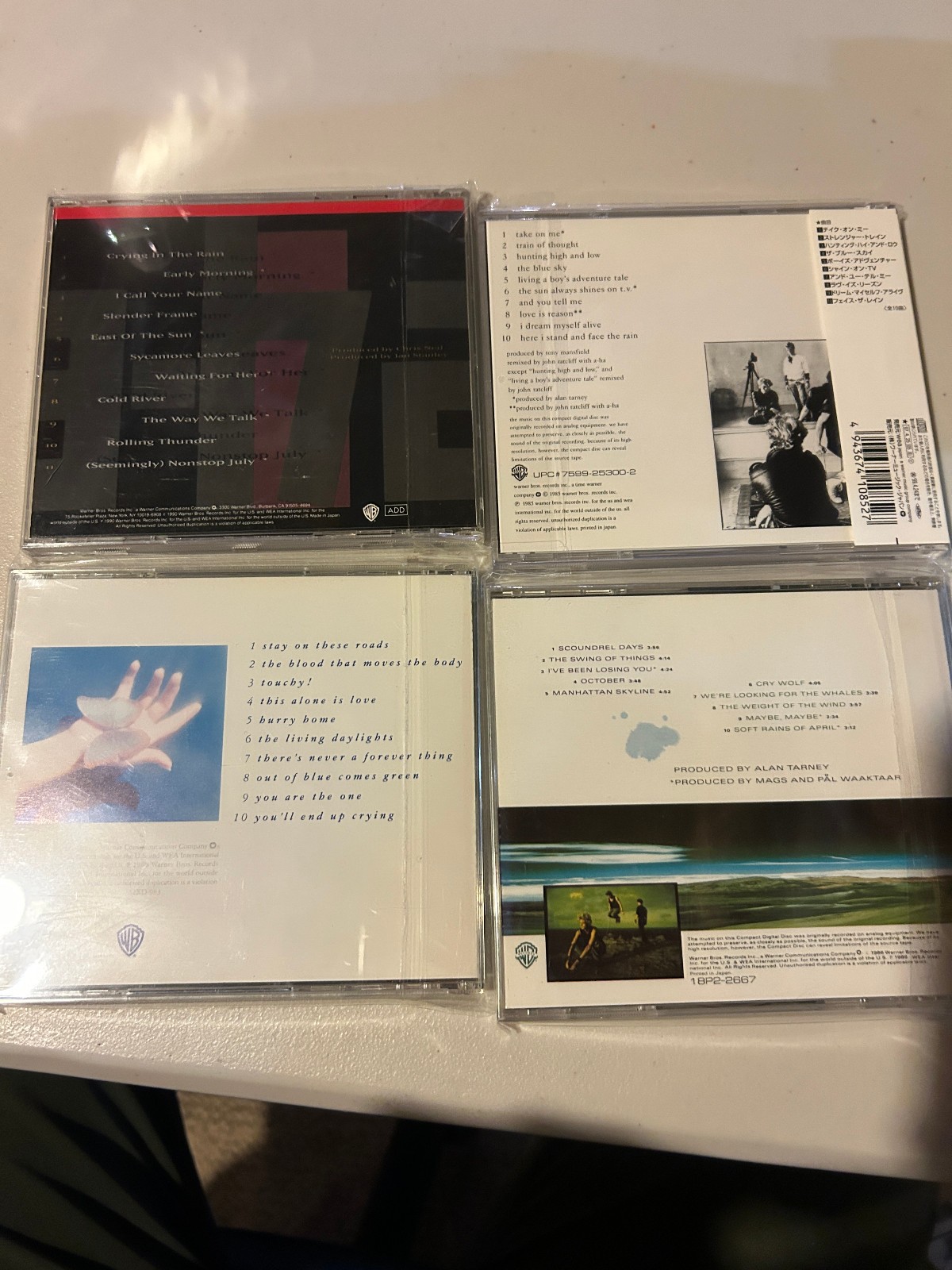 A-ha CD LOT SET JAPAN EDITIONS Hunting high low east west stay roads scoundral
