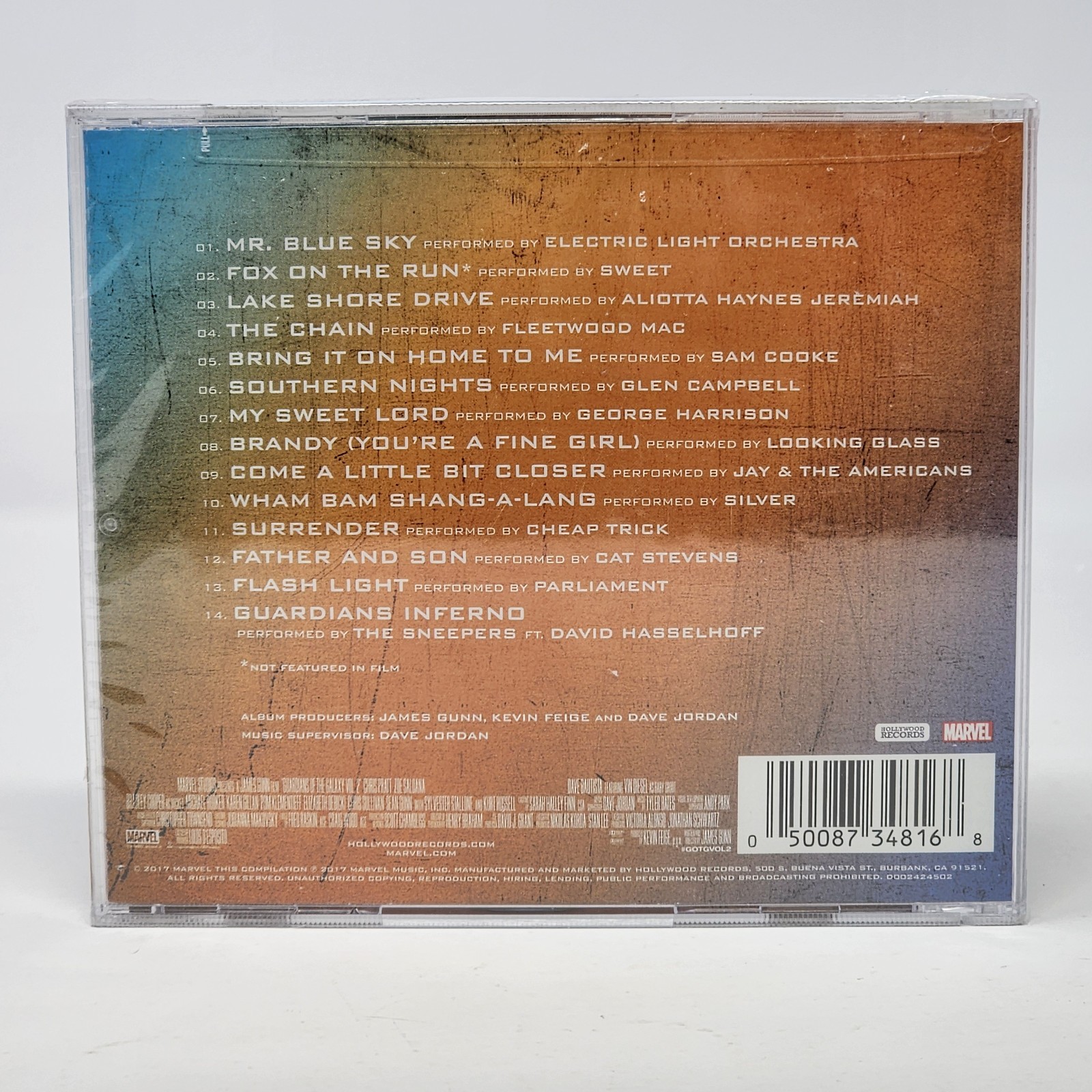 Marvel Guardians of the Galaxy Vol. 2 Awesome Mix Vol. 2 CD Soundtrack Sealed