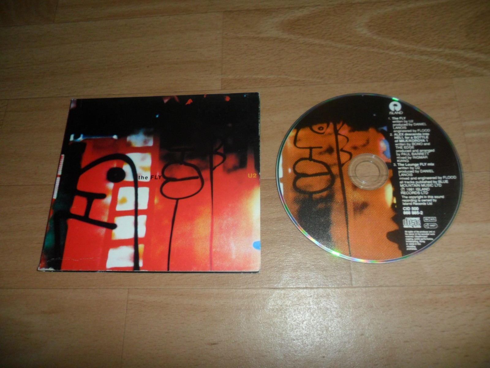 U2 - THE FLY (RARE PICTURE DISC DIGIPAK CD SINGLE - CID500)