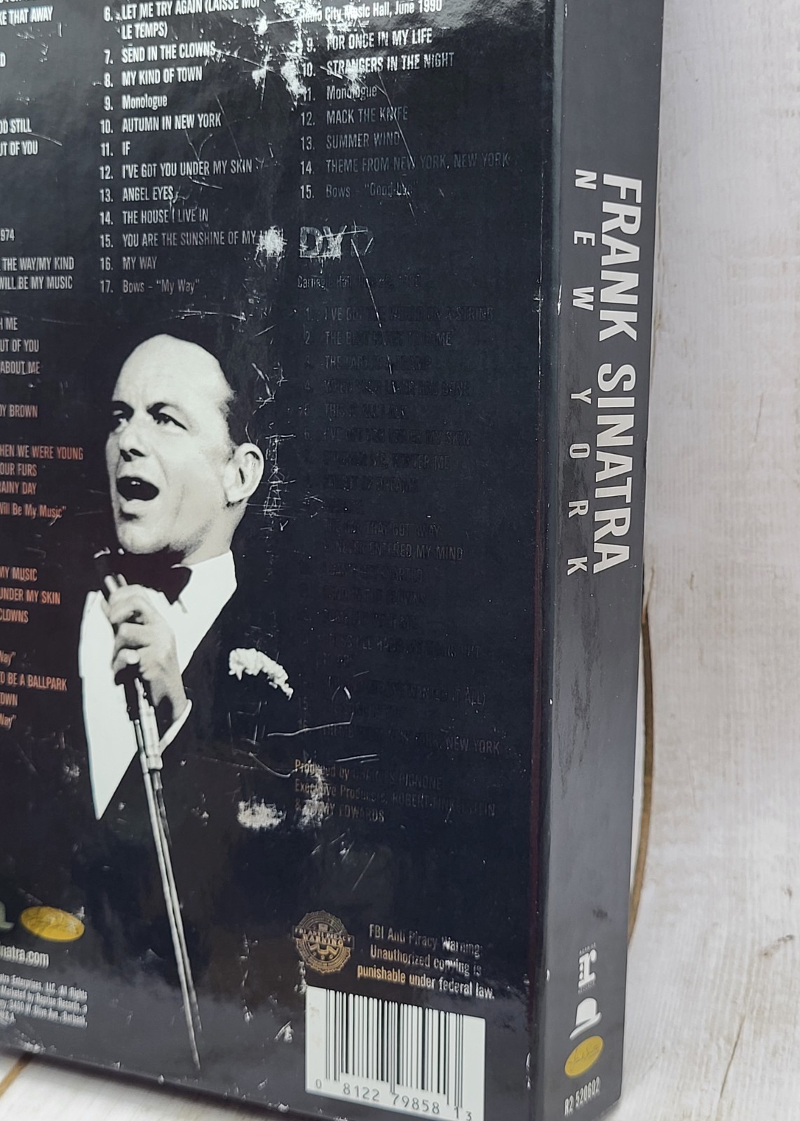 Frank Sinatra New York • Five Disc (4 CD & DVD with Booklet) Box Set NICE!